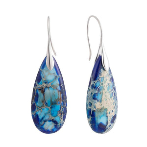 Natural Teardrop Dangles| Minimalist Accessories | Bohemian Earrings