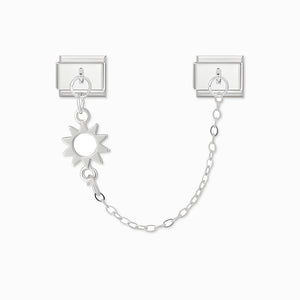 5219 - Double Gear Charm