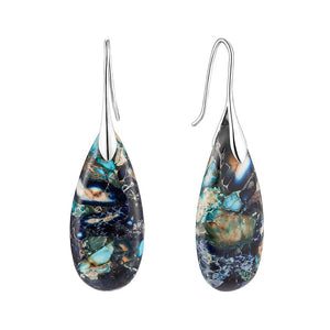 Natural Teardrop Dangles| Minimalist Accessories | Bohemian Earrings
