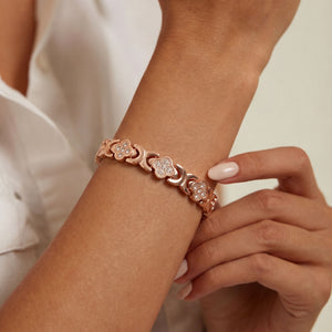 Lucky Four-Leaf Clover Bracelet | Unisex Couple Bracelet