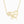Custom gold rose heart name necklace featuring a cutout rose flower and vine heart with cursive name Custom inside