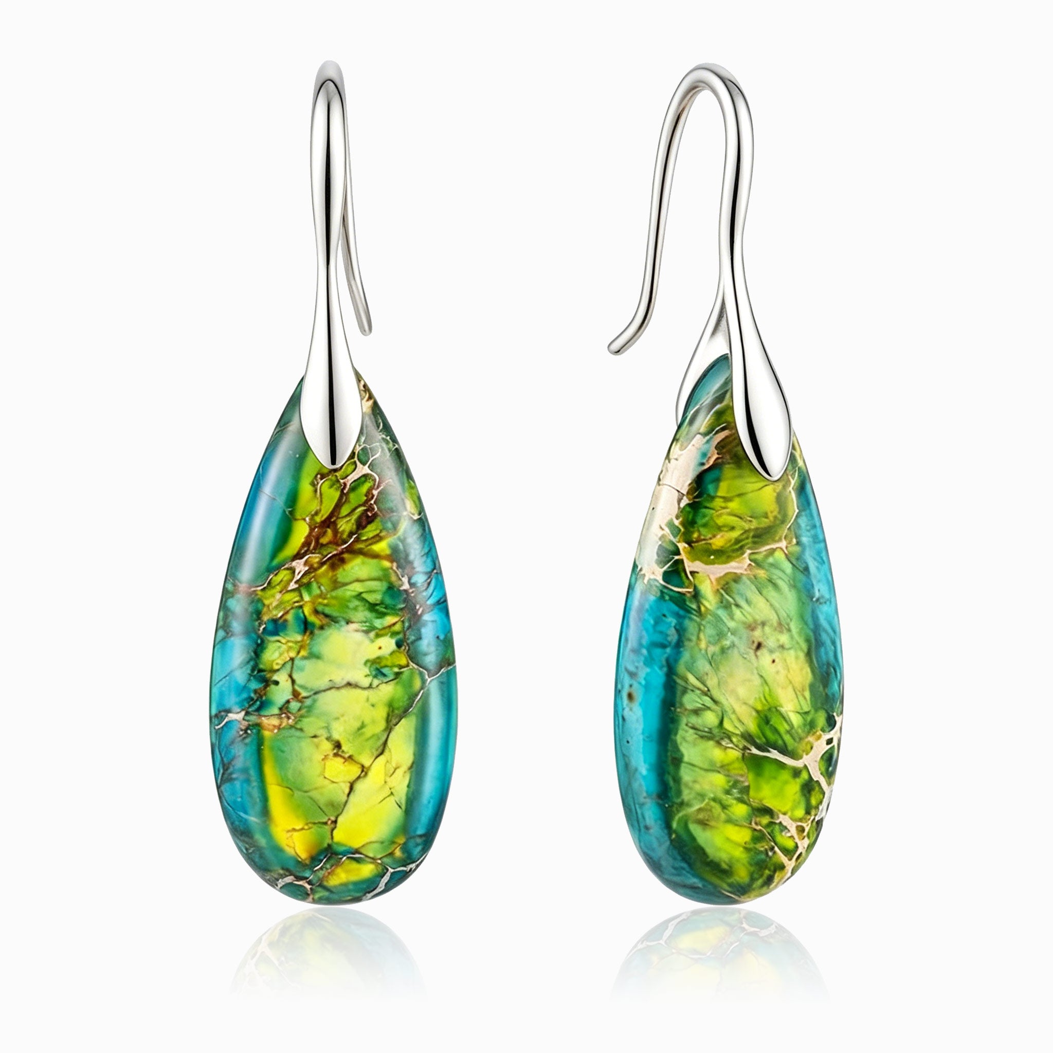 Natural Teardrop Dangles| Minimalist Accessories | Bohemian Earrings