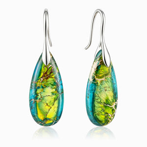 Natural Teardrop Dangles| Minimalist Accessories | Bohemian Earrings