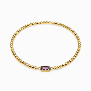 Women's birthstone bracelet