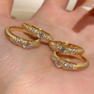 Women’s Pavé Zircon “Starry Sky” Ring
