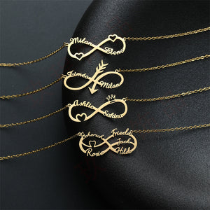 Custom Infinity Necklace | Personalized Name Necklace