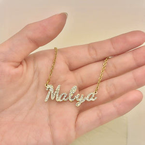 Custom Name Necklace | Iced-Out Personalized Name Necklace