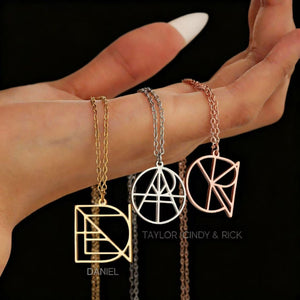Custom Initial Necklace | Custom Pendant