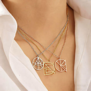 Custom Initial Necklace | Custom Pendant