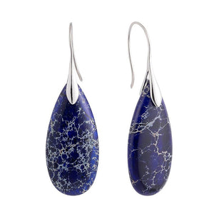 Natural Teardrop Dangles| Minimalist Accessories | Bohemian Earrings
