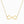 Custom gold infinity name necklace featuring names Star and Custom integrated into an infinity loop with two cutout heart accents