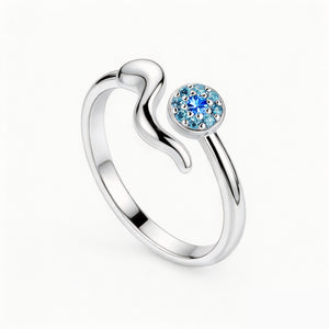 S925 Sterling Silver Ring | Evil Eye Ring