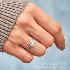S925 Sterling Silver Diamond Ring | Minimalist Ring