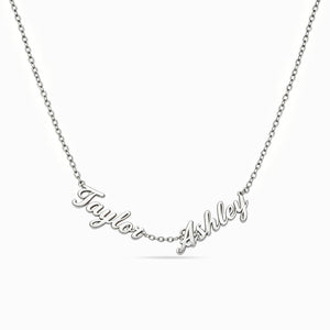 Personalized Multi-Name Gold Necklace | Custom Name Pendant