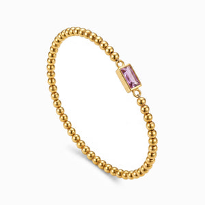 Women's birthstone bracelet