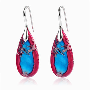 Natural Teardrop Dangles| Minimalist Accessories | Bohemian Earrings
