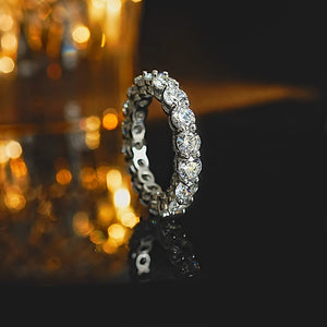 S925 Sterling Silver Pavé Ring