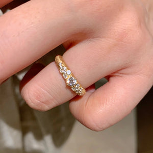 Women’s Pavé Zircon “Starry Sky” Ring