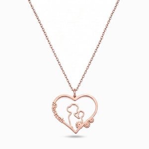 Personalized Mother &amp | Custom Name Pendant