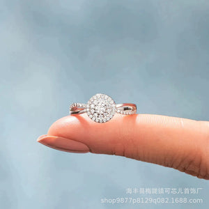 S925 Sterling Silver Diamond Ring | Minimalist Ring