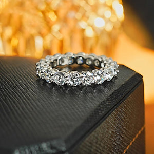 S925 Sterling Silver Pavé Ring