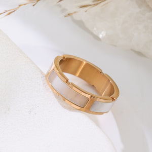 Mother of Pearl Ring | Women’s Minimalist Ring