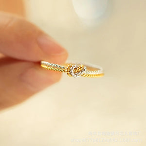 Twisted Knot Ring | S925 Sterling Silver Ring