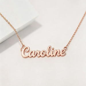 Personalized Multi-Name Gold Necklace | Custom Name Pendant