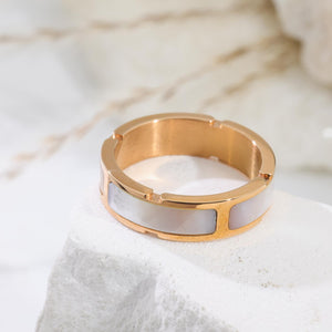 Mother of Pearl Ring | Women’s Minimalist Ring