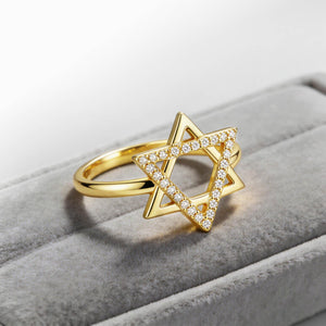 925 Sterling Silver Star Ring | Minimalist Star Band