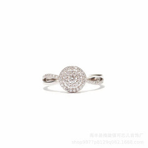 S925 Sterling Silver Diamond Ring | Minimalist Ring