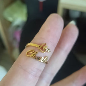Custom Initial Ring | Personalized Alphabet Ring