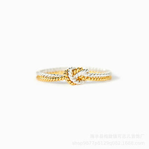 Twisted Knot Ring | S925 Sterling Silver Ring