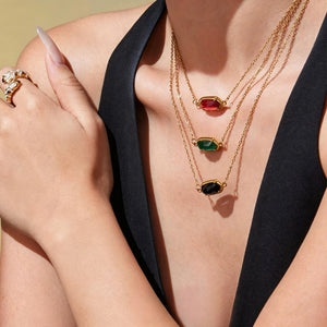12 Birthstone Necklace