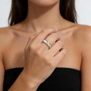 Mother of Pearl Ring | Women’s Minimalist Ring