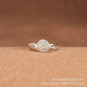 S925 Sterling Silver Diamond Ring | Minimalist Ring