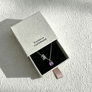 Custom Name Necklace | Collarbone Necklace