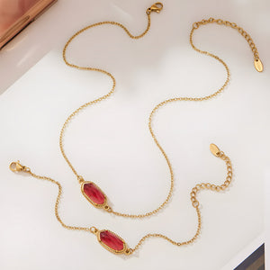 12 Birthstone Necklace