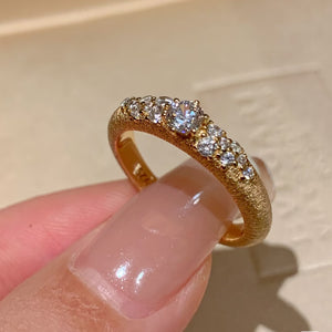 Women’s Pavé Zircon “Starry Sky” Ring