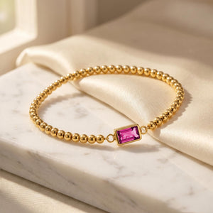 Women's birthstone bracelet