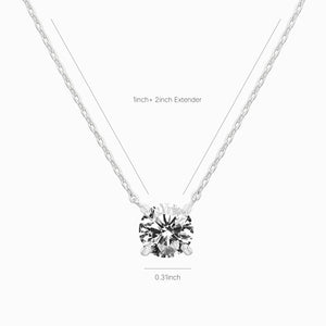 18K Gold Plated Moissanite Necklace