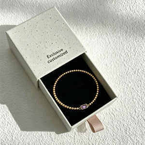 Women's birthstone bracelet