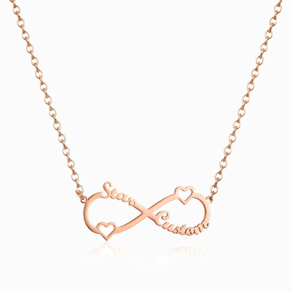 Personalized Stainless Steel Infinity Name Necklace – Custom Gift for He