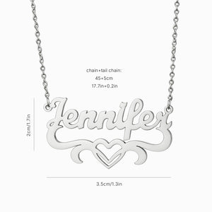 Personalized Silver Name Necklace | Custom Name Necklace