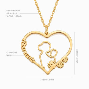 Personalized Mother &amp | Custom Name Pendant