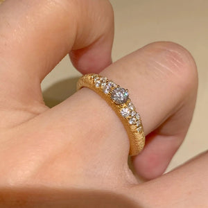 Women’s Pavé Zircon “Starry Sky” Ring