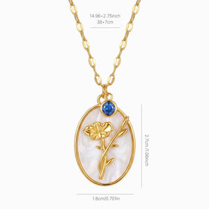 December flower necklace