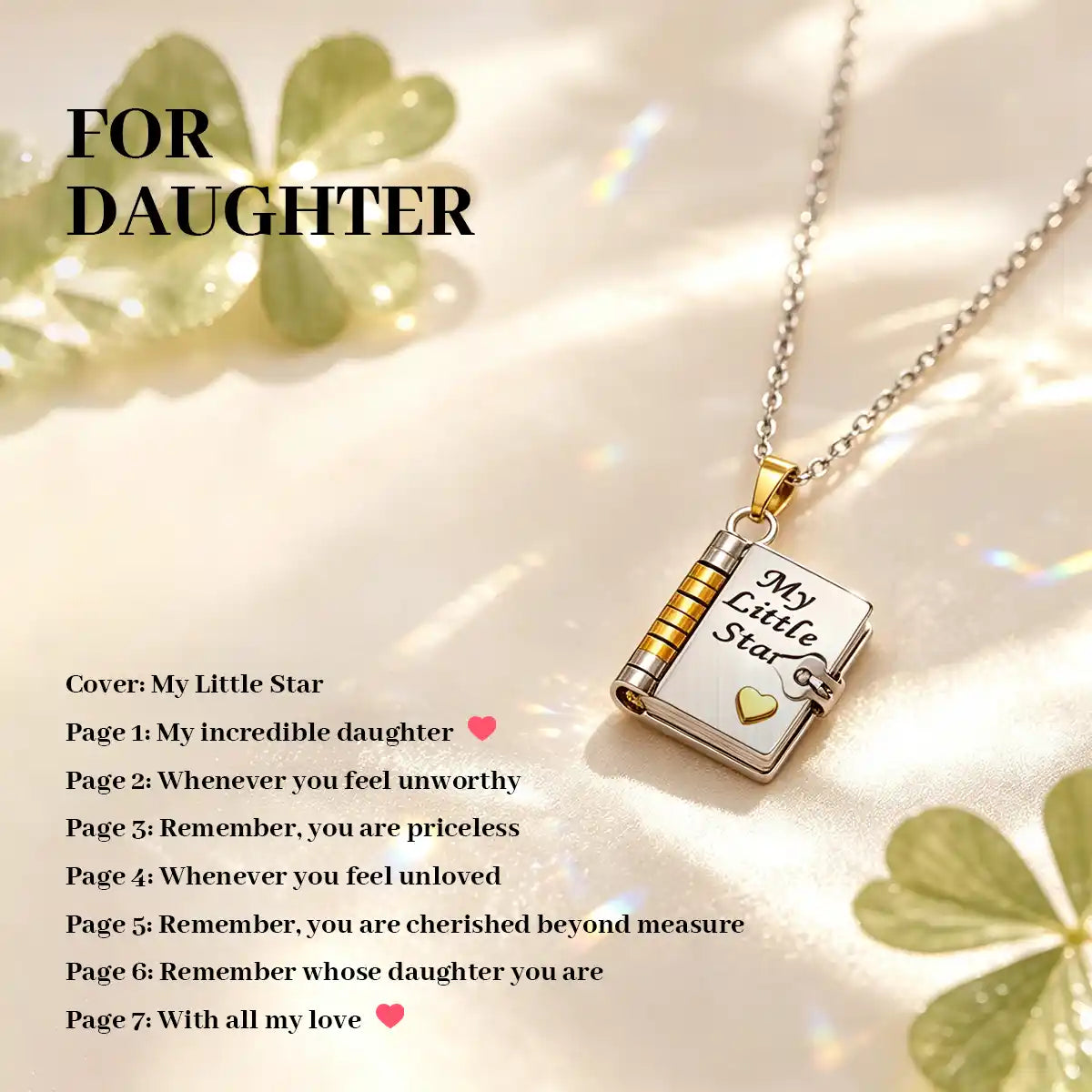 Give Your Loved One a Daily Remind of Their True Worth.