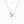 Custom heart necklace with engraved names