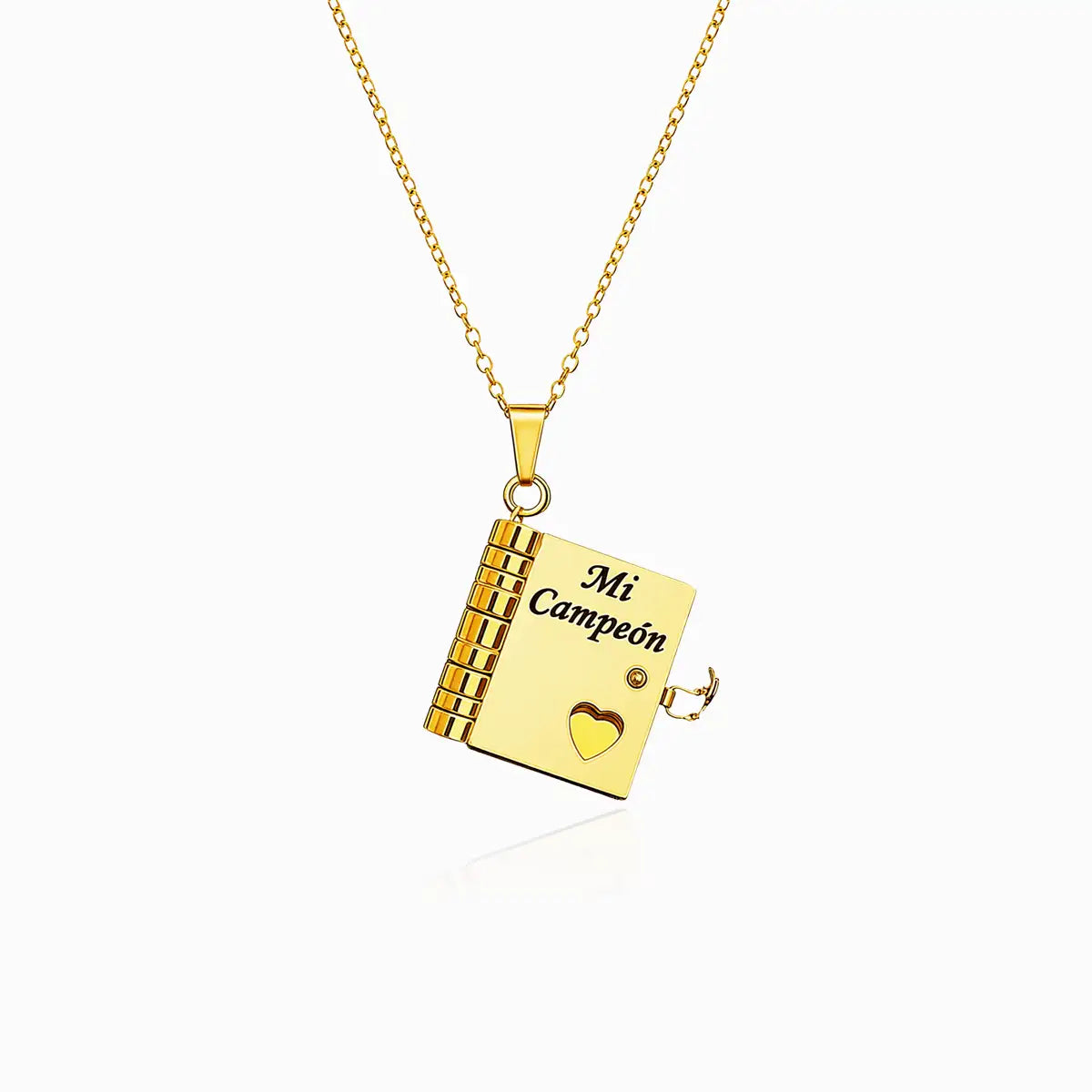 Personalized Book Necklace – Openable Message Necklace with Heartfelt Blessings Gift for Mom, Daughter, Son & Loved Ones